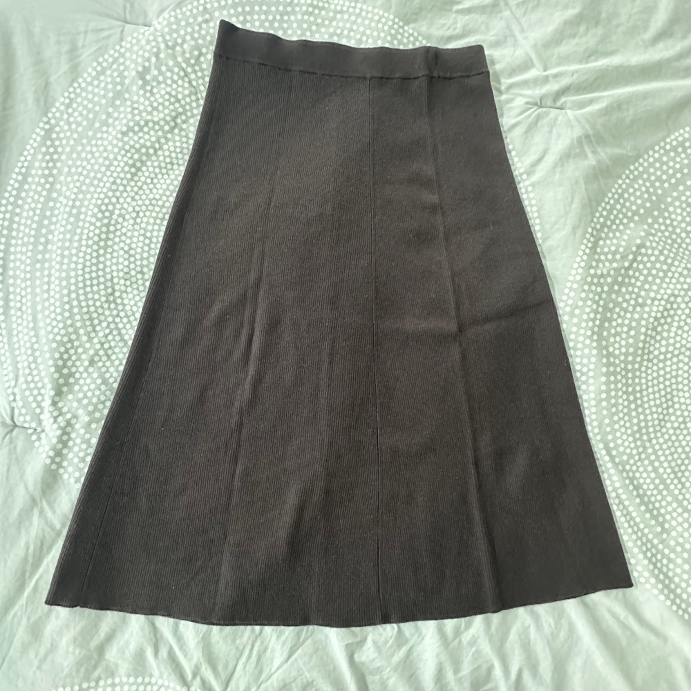 NWT Madewell Merino Wool Blend Maxi Skirt, Size XL